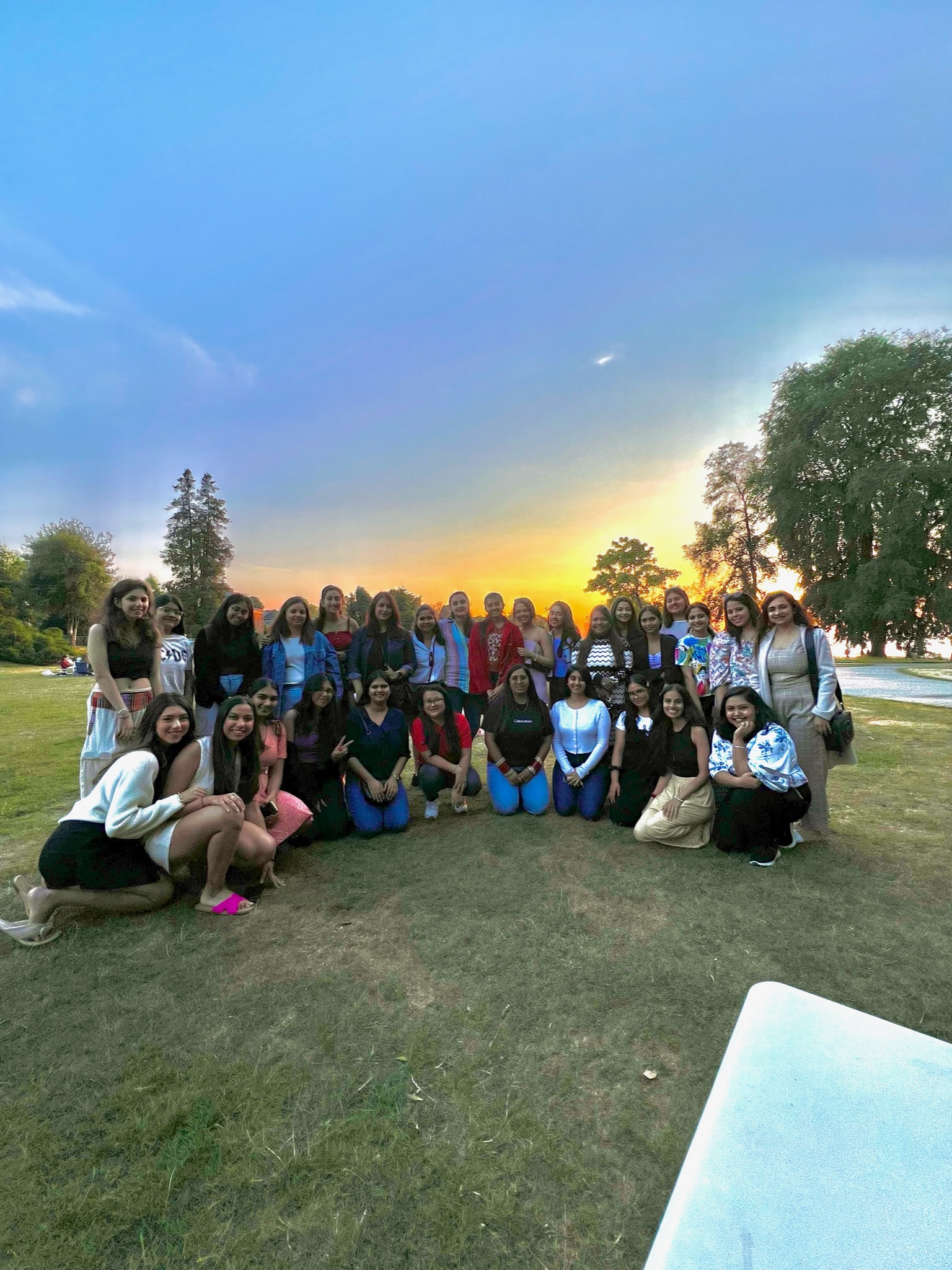 women gathered together at a mitti event